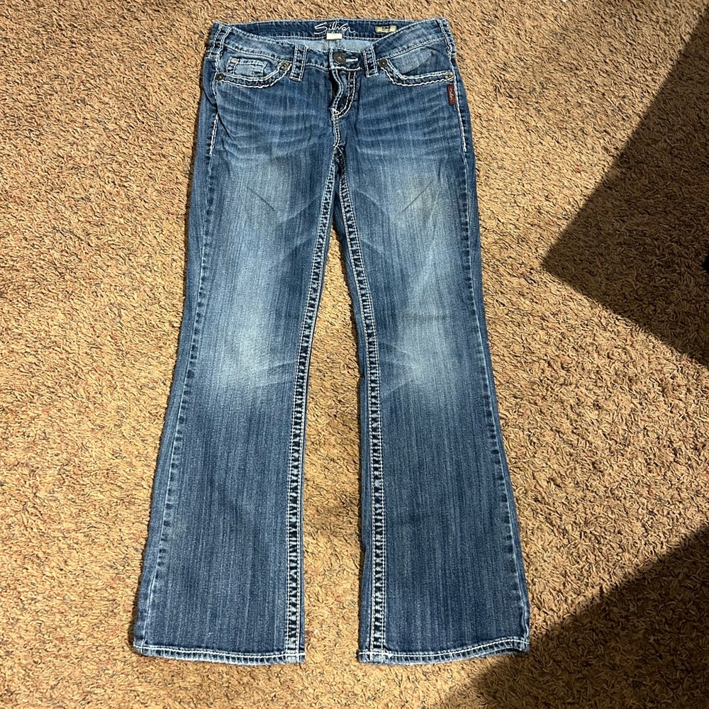 Silver junior jeans